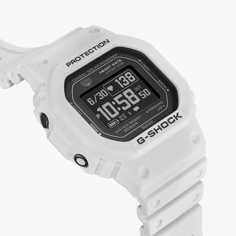 G-Shock Men's White Resin Sport Watch, Digital Dial | Dw-H5600-7dr by i-watch