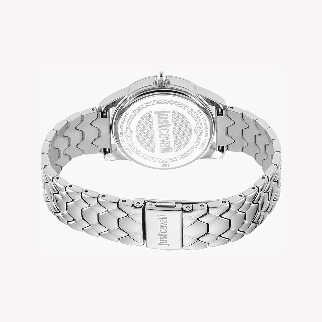 JUST CAVALLI Women's Watch with Silver Stainless Steel Case and Silver Stainless Steel Band-i-Watch-4