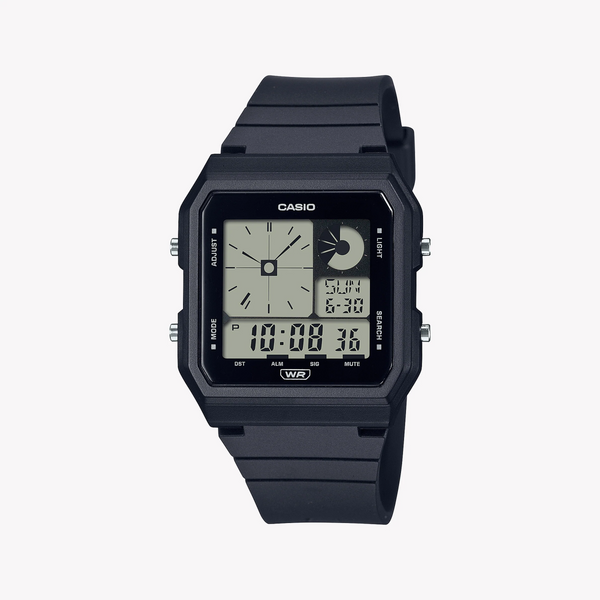 Casio Lf-20w-1adf - Adventure-Ready Sporty Elegance Unisex Watch With Black Resin Band And Digital Display by i-watch