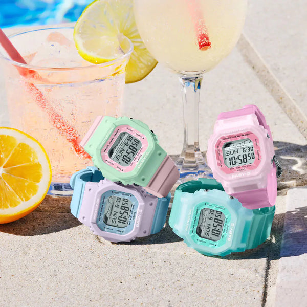 Pink Baby-G Blx-565s-4dr - Adventure Ready Women's Watch With Tide Graph & Shock Resistance by i-watch