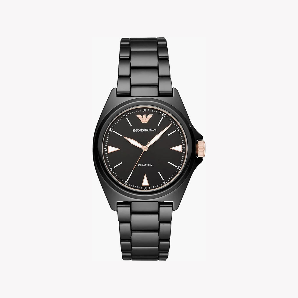Emporio Armani AR70003 - Sleek Black Stainless Steel Watch-i-Watch