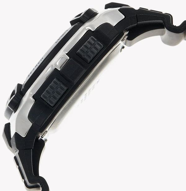 Casio Men's Silver Resin Watch, Black Band | Ae-2000w-1avdf by i-watch