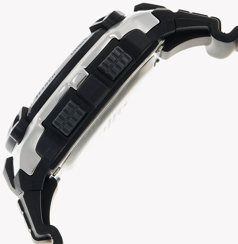 Casio Men's Silver Resin Watch, Black Band | Ae-2000w-1avdf by i-watch