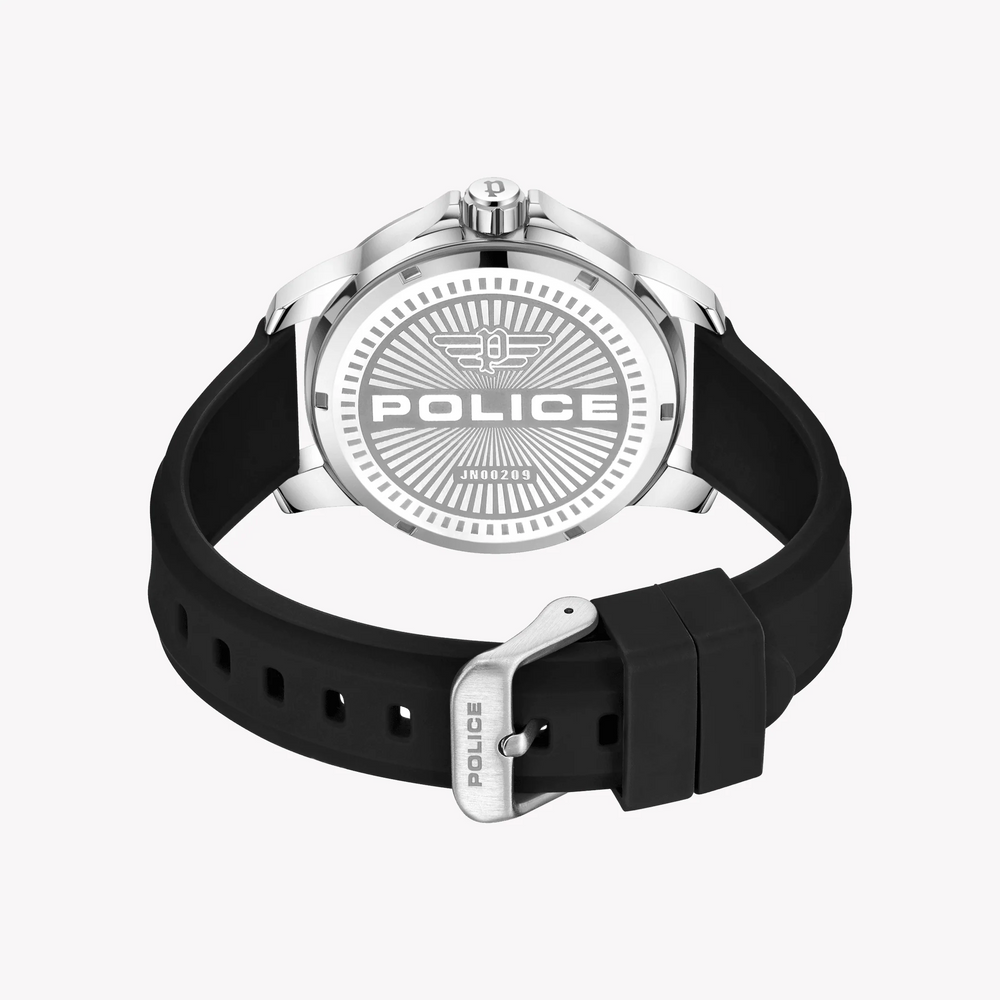 Police Men's Silver Watch, Black Dial | Pewjn0020903 by i-watch