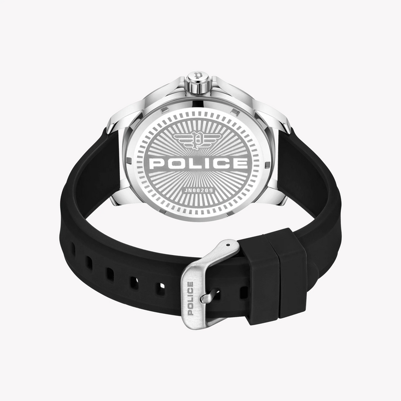 Police Men's Silver Watch, Black Dial | Pewjn0020903 by i-watch