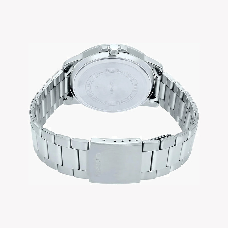 Casio Men's Silver Watch, Blue Dial | Mtp-Vd01d-2bv by i-watch