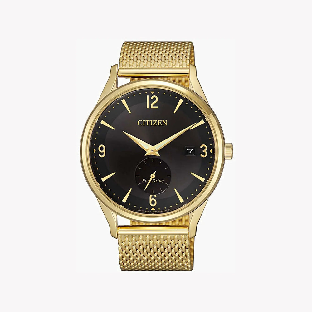 Citizen Men's Gold Stainless Steel, Black Dial | Bv1118-84e by i-watch