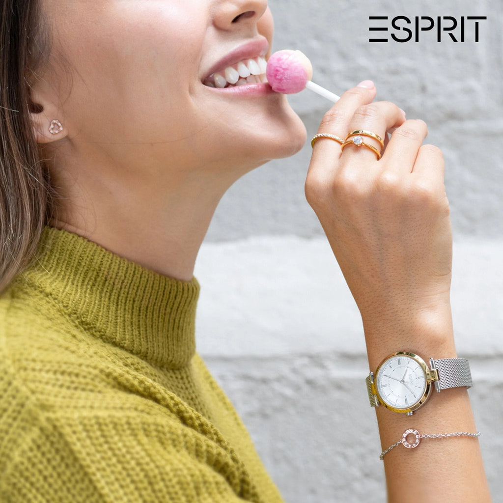 ESPRIT Women's Watch with Silver Stainless Steel Case and Silver Stainless Steel Band-i-Watch-4