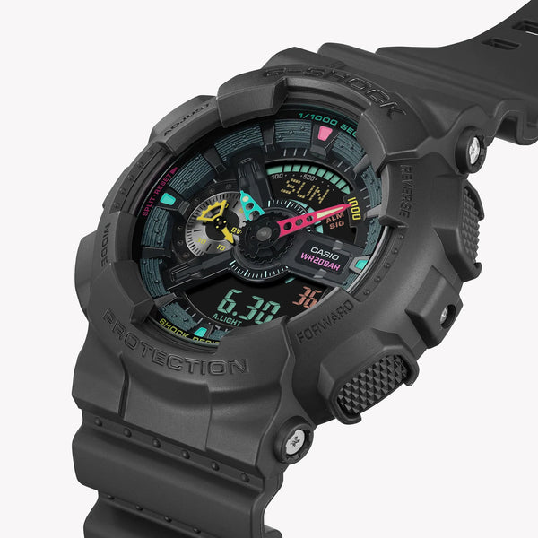 G-Shock Men's Black Resin Watch, Digital Dial | Ga-110mf-1adr by i-watch