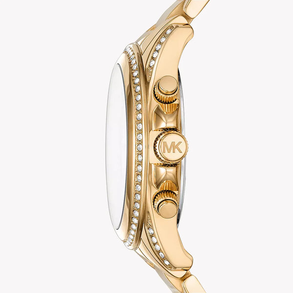 Michael Kors Men's Gold Stainless Steel Watch, White Dial | Mk6762 by i-watch