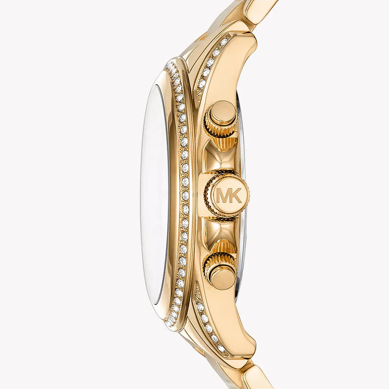 Michael Kors Men's Gold Stainless Steel Watch, White Dial | Mk6762 by i-watch