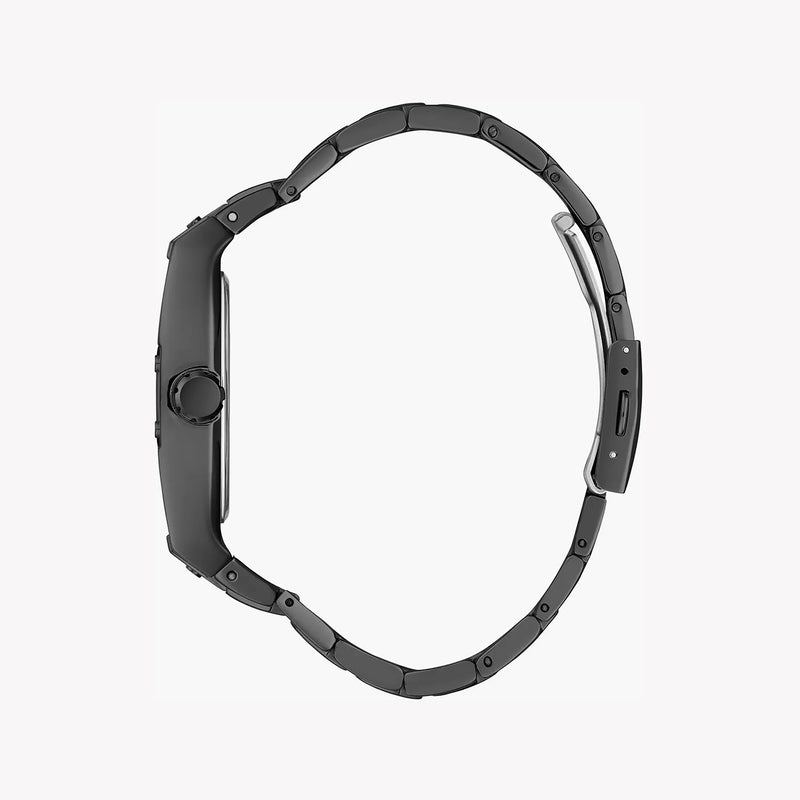 Guess Men's Black Stainless Steel Watch, Black Dial | Gw0387g3 by i-watch