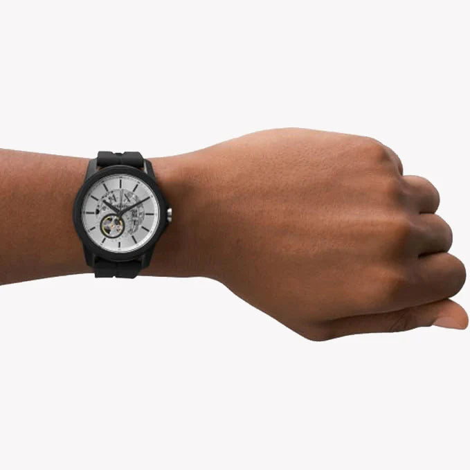ARMANI EXCHANGE AX1726 - BOLD SOPHISTICATION MEN'S AUTOMATIC WATCH IN BLACK & SILVER-i-Watch-4