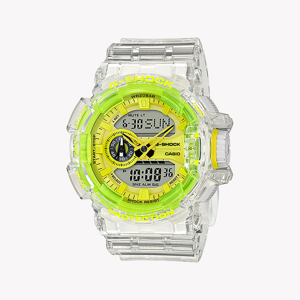 G-Shock Men's White Resin Watch, Digital Dial | Ga-400sk-1a9dr by i-watch