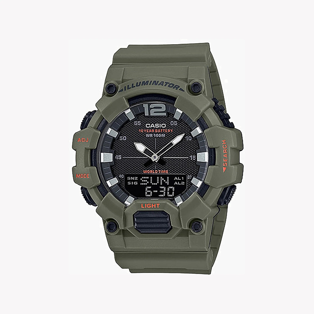 Casio Men's Green Resin Watch, Durable Style | Hdc-700-3a2vdf by i-watch