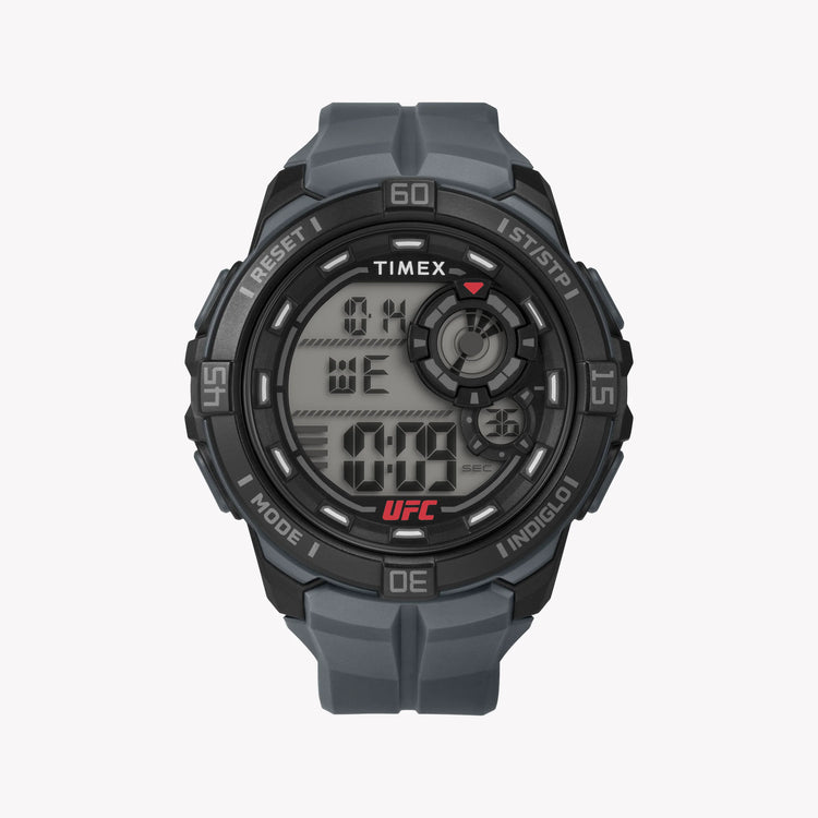 Timex Men's Black Resin Watch, Gray Band | TW5M59300