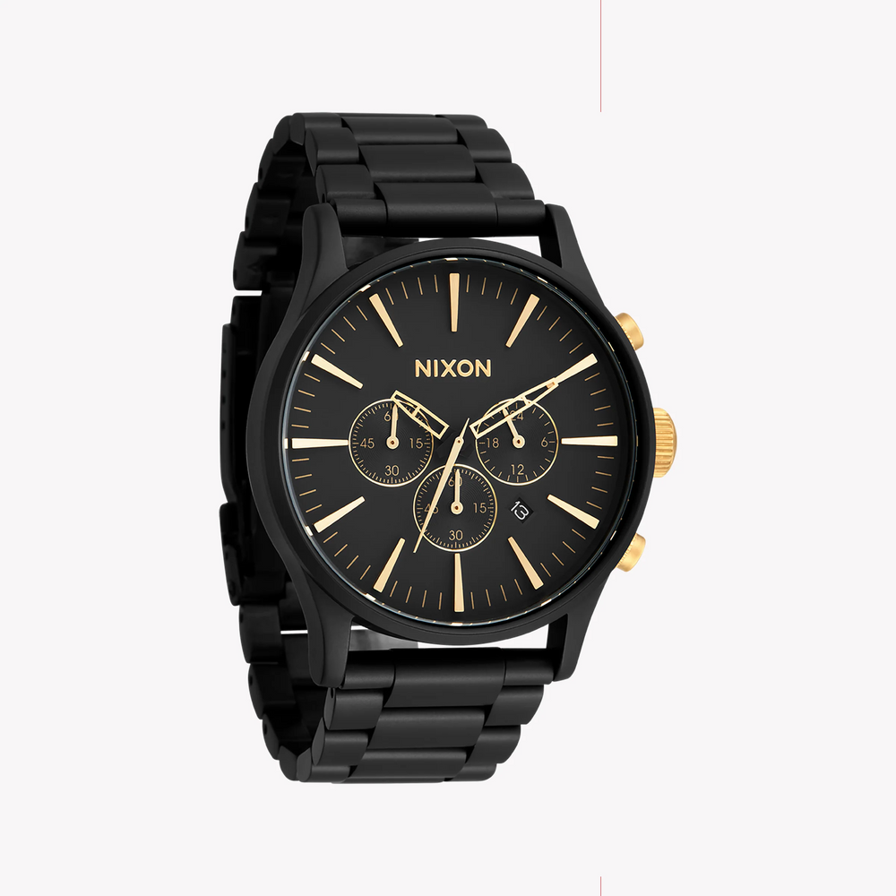 Nixon Men's Black Stainless Steel Watch, Black Dial | A386-1041 by i-watch
