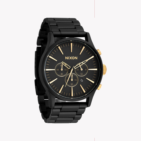 Nixon Men's Black Stainless Steel Watch, Black Dial | A386-1041 by i-watch