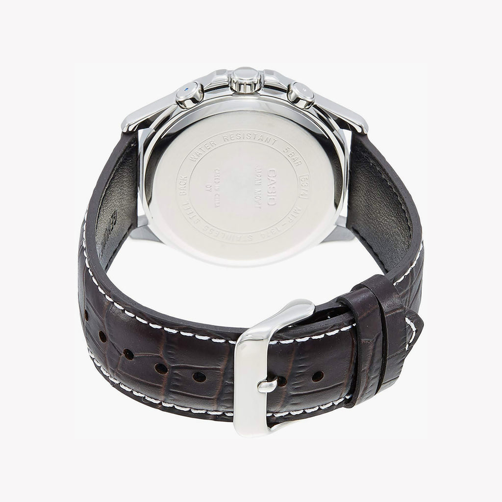 CASIO MTP-1374L-7A1VDF - TIMELESS ELEGANCE MEN'S WATCH WITH LEATHER STRAP & QUARTZ MOVEMENT-i-Watch-2