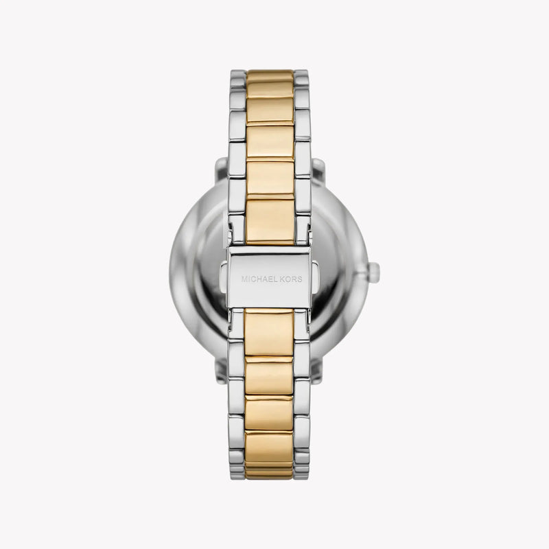 Michael Kors Women's Silver-Gold Watch, White Dial | Mk4595 by i-watch