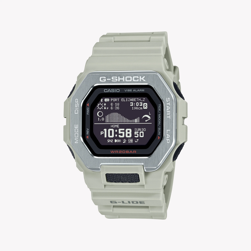 G-Shock Men's White Resin Watch, Stainless Steel | Gbx-100-8dr by i-watch