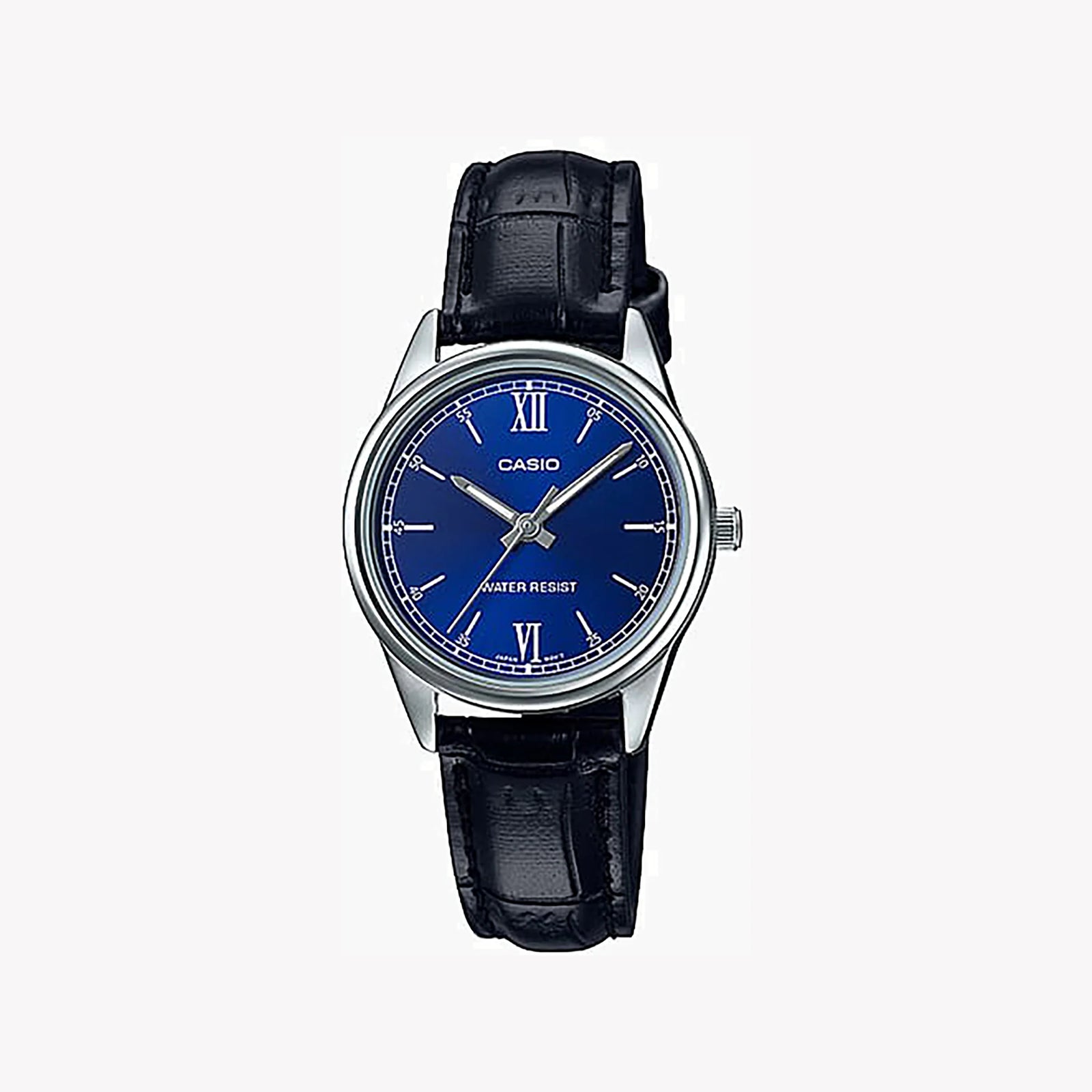Casio Women's Silver Watch, Blue Dial | Ltp-V005l-2budf by i-watch