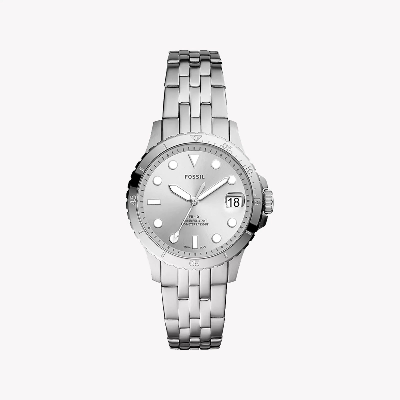 Fossil Women's Silver Stainless Steel, Grey Dial | Es4744 by i-watch