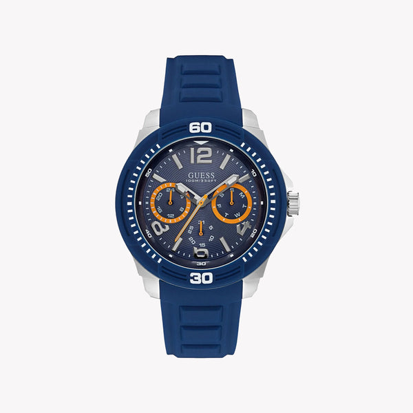 Guess Men's Blue Stainless Steel Watch, Blue Dial | W0967g2 by i-watch