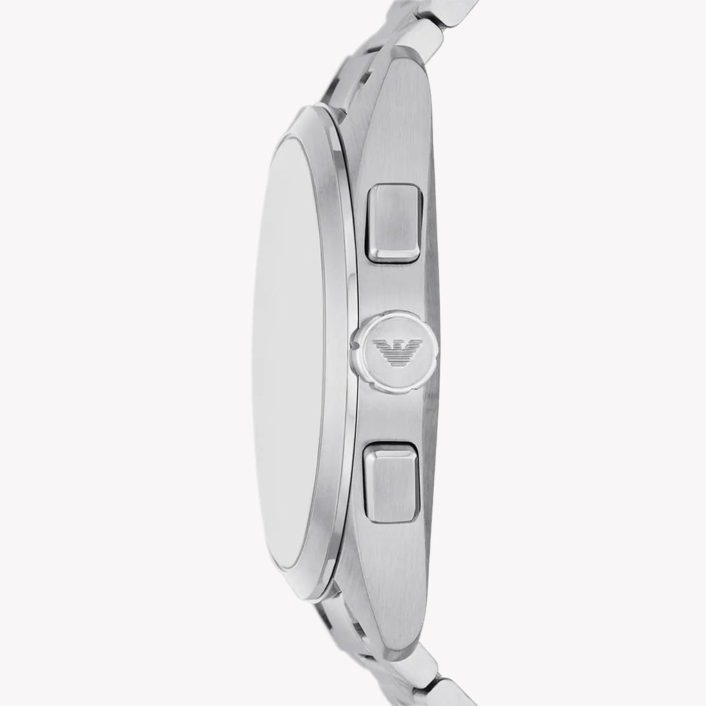 EMPORIO ARMANI AR11480 - STYLISH PRECISION WITH VIBRANT GREEN DIAL & SILVER STAINLESS STEEL-i-Watch-2