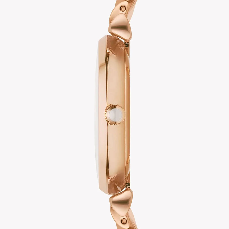 Emporio Armani Women's Rose Gold Watch, White Dial | Ar1909 by i-watch