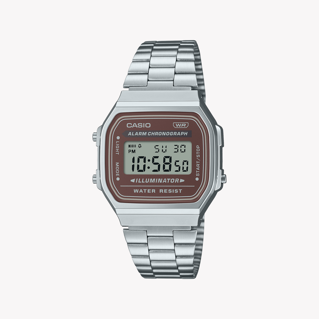 CASIO A168WA-5AYDF - TIMELESS SIMPLICITY WITH MODERN ELEGANCE Unisex Watch in Sleek Silver Finish and Versatile Functions