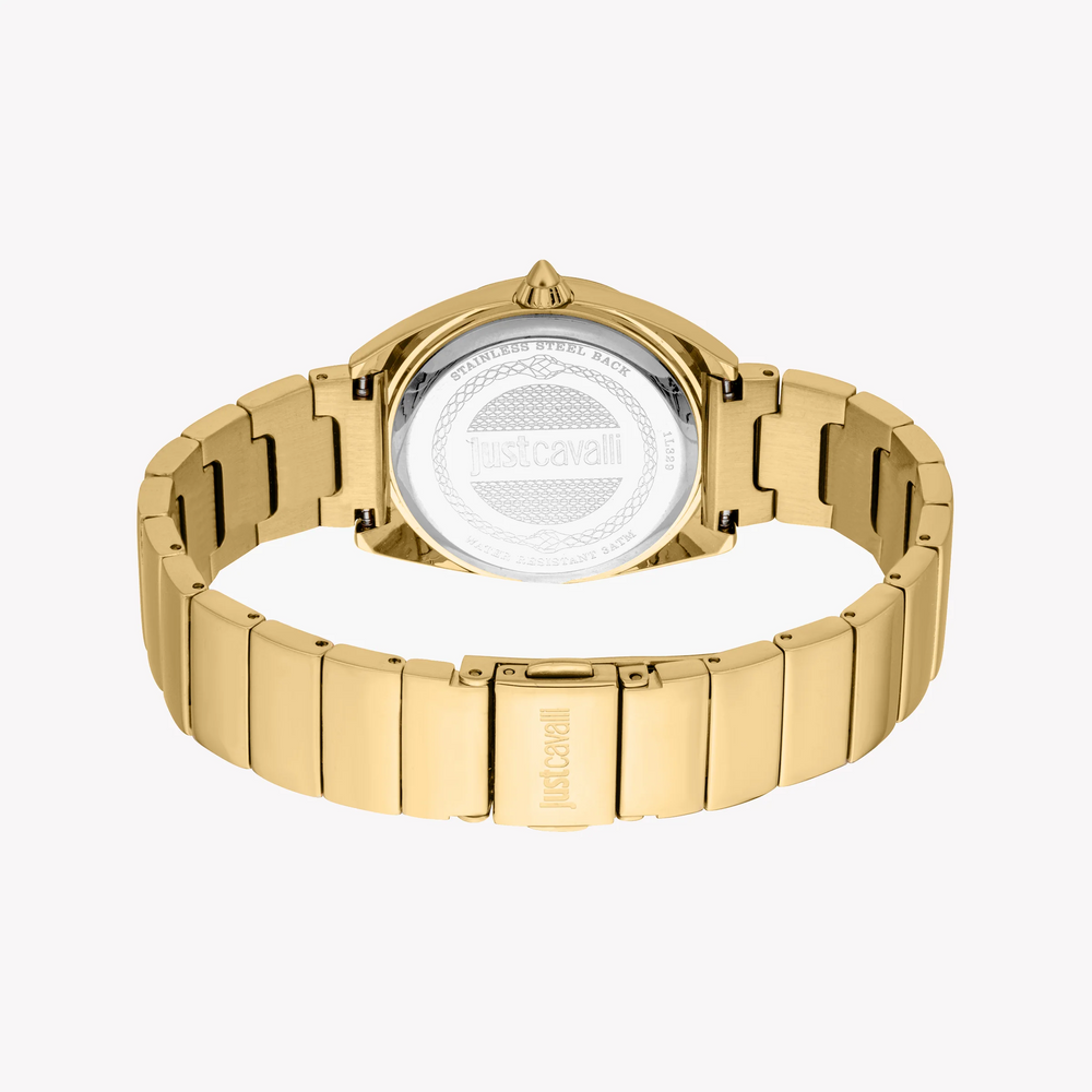 Just Cavalli Women's Gold Stainless Steel, Dark Green Dial | Jc1l329m0065 by i-watch