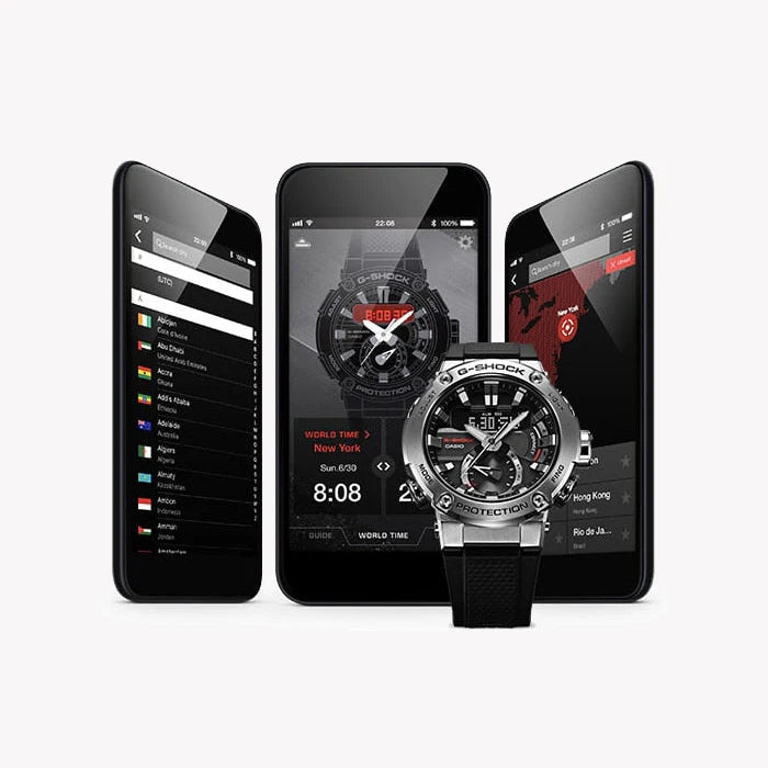 Casio G-Shock Gst-B200-1adr - Adventure-Ready Stylish Men's Timepiece With Smart Connectivity by i-watch