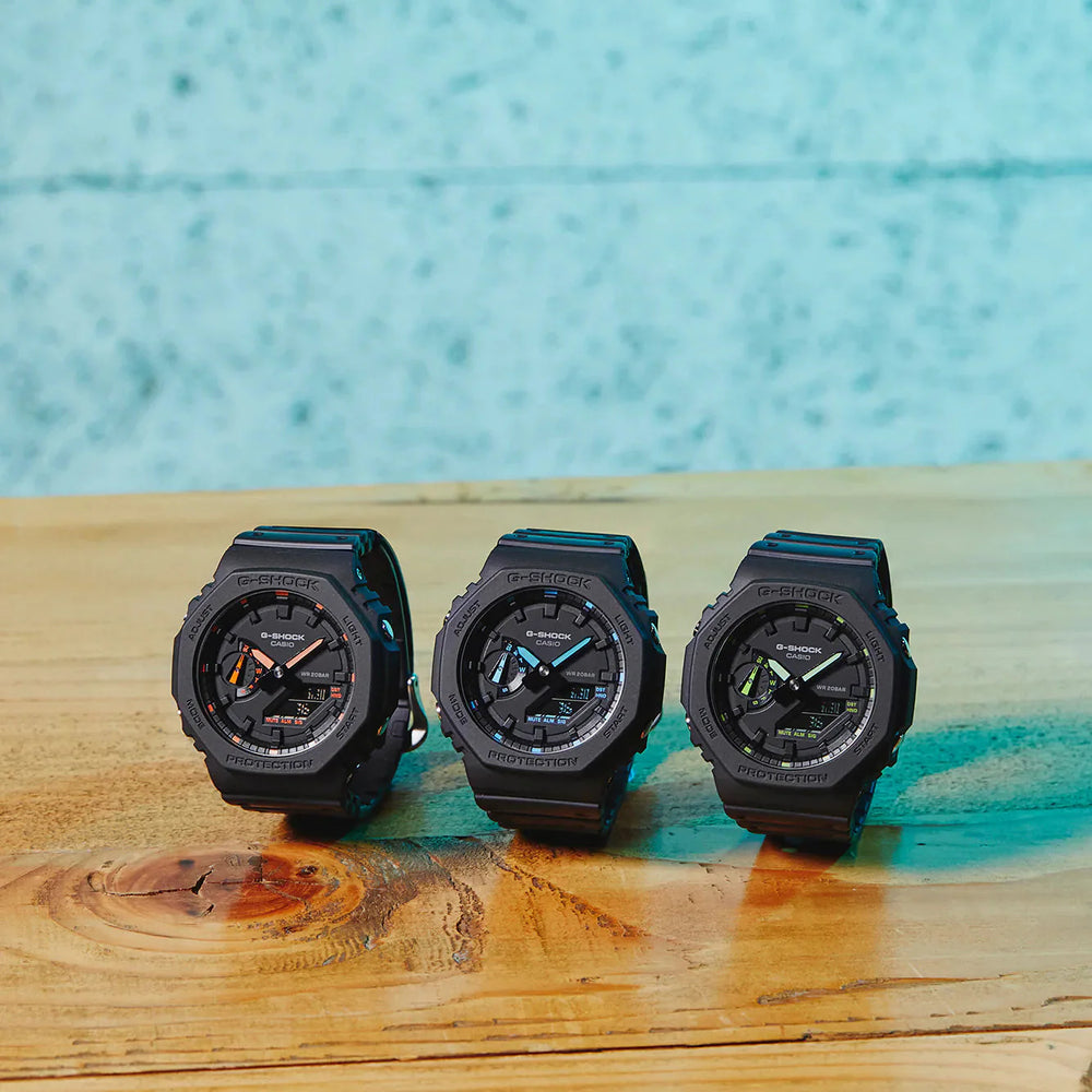 G-Shock Men's Black Resin Watch, Digital Dial | Ga-2100-1adr by i-watch