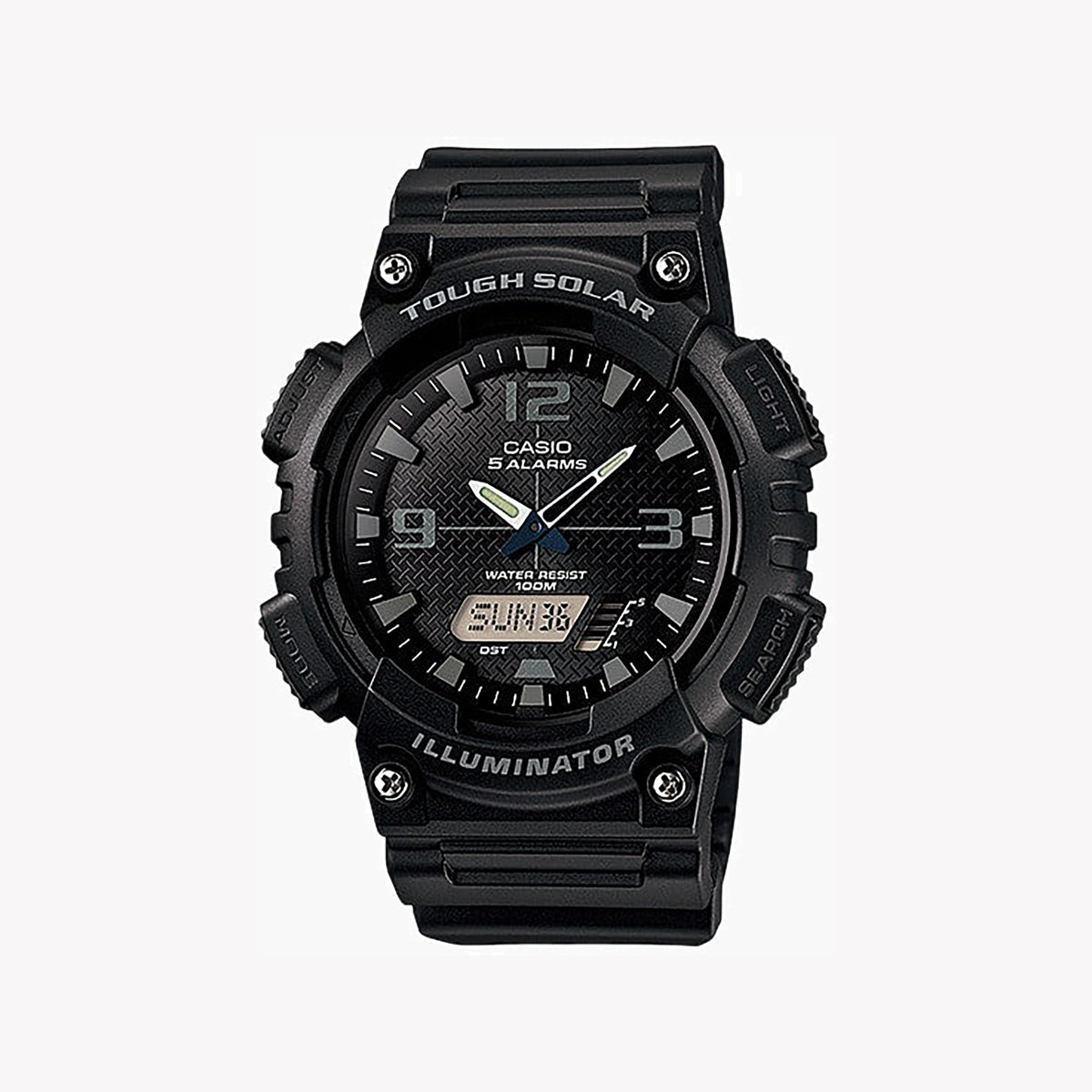 CASIO AQ-S810W-1A2VDF SPORTY SOPHISTICATION - MEN'S SOLAR POWERED TIMEPIECE WITH WATER RESISTANCE