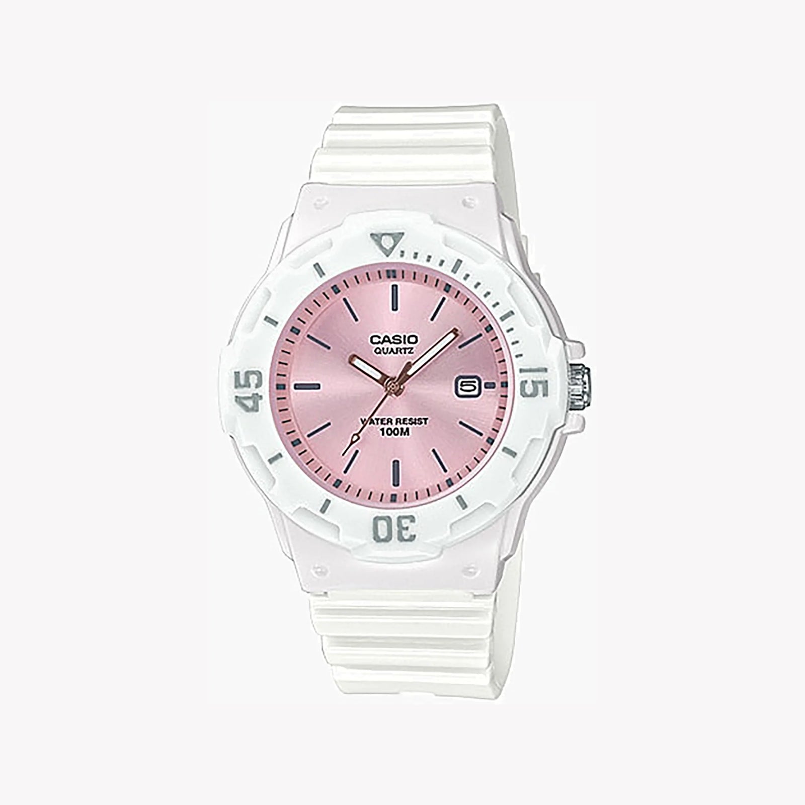 Casio Lrw-200h-4e3vdf Adventure Timepiece - Stylish Pink Dial & Resilient White Resin Band Women's Watch by i-watch