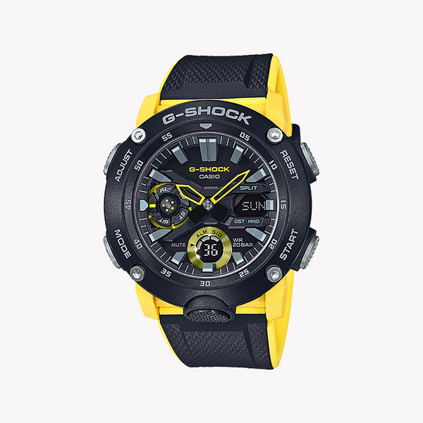 G-Shock Men's Black Resin Watch, Water Resistant | Ga-2000-1a9dr by i-watch
