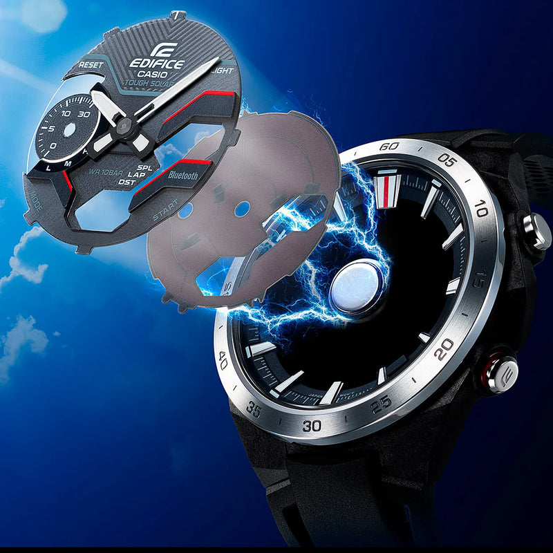 EDIFICE ECB-2000CB-2AEF - BOLD BLUE MEN'S WATCH WITH BLUETOOTH & WATER RESISTANCE-i-Watch-5