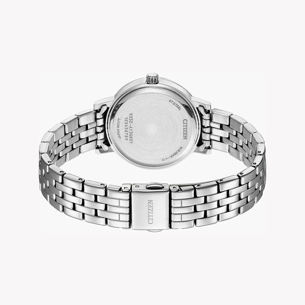 Citizen Women's Silver Stainless Steel Watch, Crystals | El3100-55a by i-watch