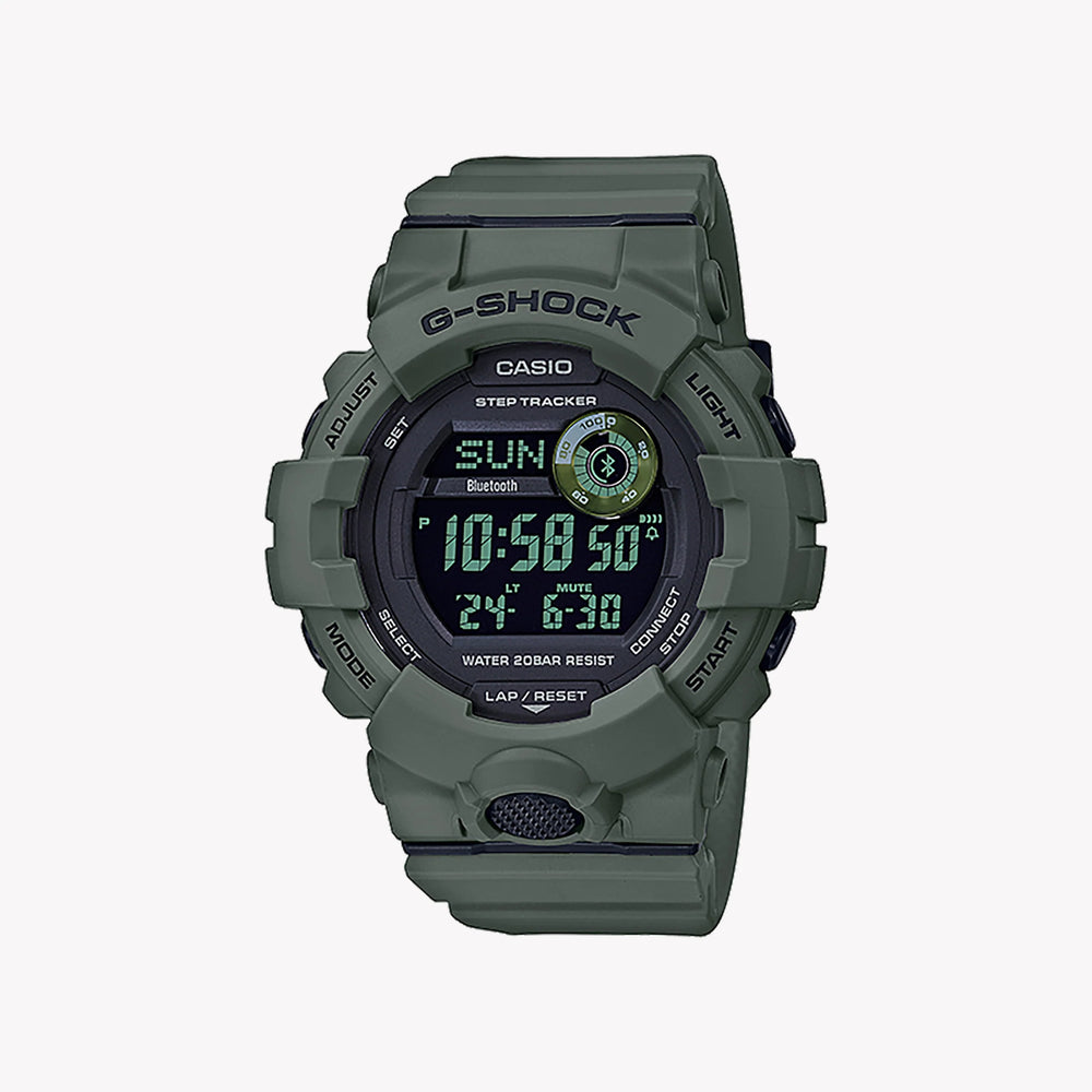 Casio Men's Green Resin Watch, Digital Display | Gbd-800uc-3er by i-watch