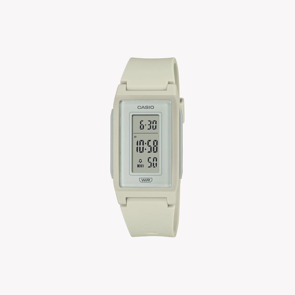 Casio Unisex White Resin Watch, Digital Dial | Lf-10wh-8 by i-watch
