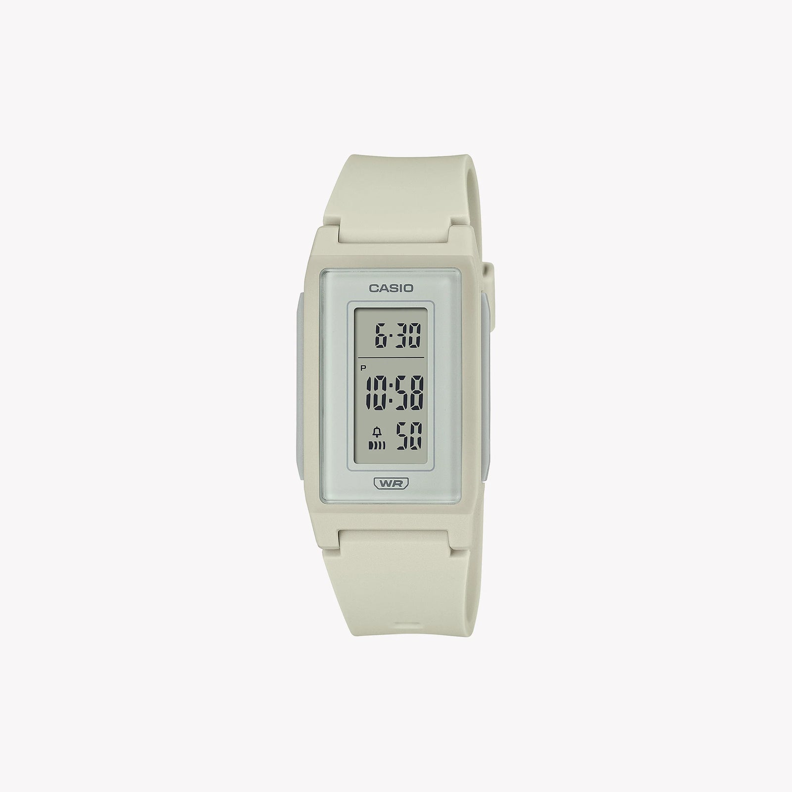 Casio Unisex White Resin Watch, Digital Dial | Lf-10wh-8 by i-watch