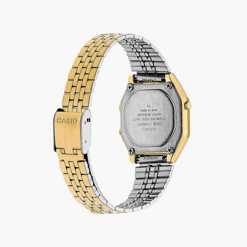 Timeless Elegance Unisex Resin/Metal Watch, Gold & Silver | La-680wega-9er by i-watch