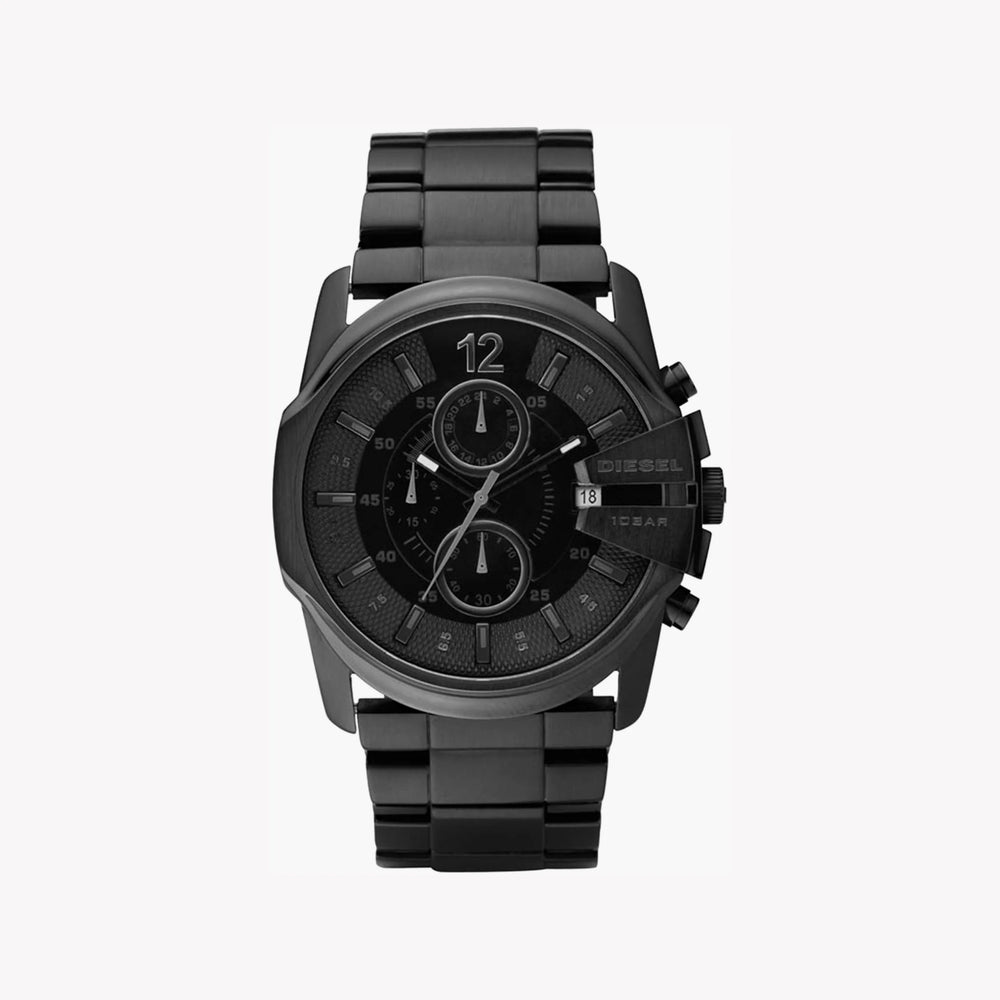 Diesel Men's Black Stainless Steel Watch, Black Dial | Dz4180 by i-watch