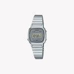 CASIO LA-670WA-7DF - TIMELESS ELEGANCE - WOMEN'S SLEEK SILVER DIGITAL WATCH