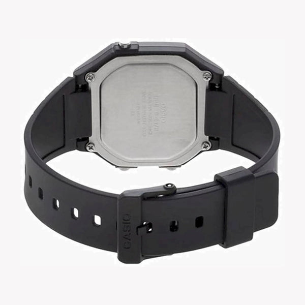 Casio Men's Black Resin Watch, Digital Dial | W-217h-1av by i-watch