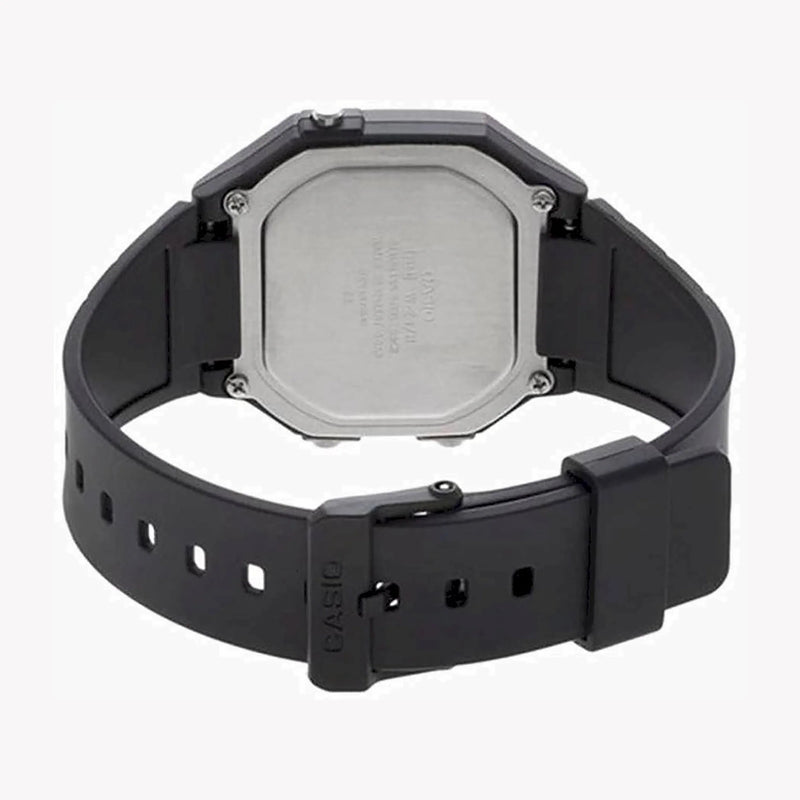 Casio Men's Black Resin Watch, Digital Dial | W-217h-1av by i-watch