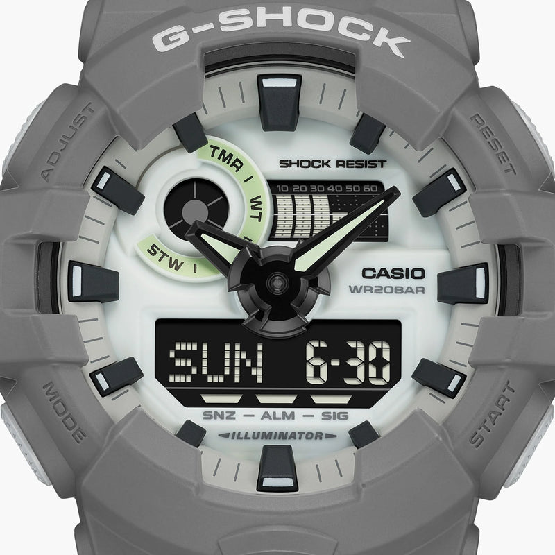 G-Shock Men's Dark Gray Resin Watch, Digital Dial | Ga-700hd-8adr by i-watch