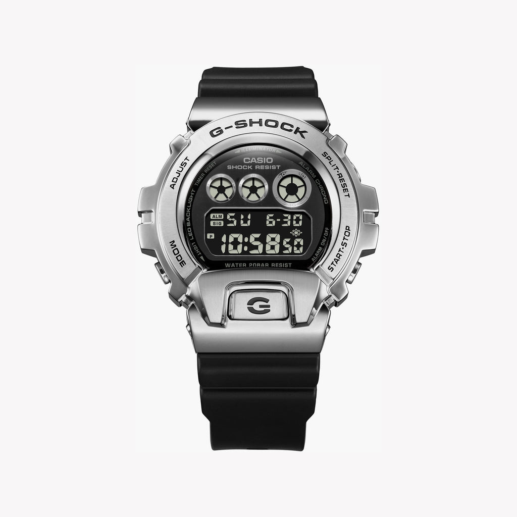 CASIO G-SHOCK GM-6900U-1DR - SPORTY ELEGANCE MEN'S WATCH WITH BLACK RESIN BAND & STAINLESS STEEL CASE-i-Watch-4
