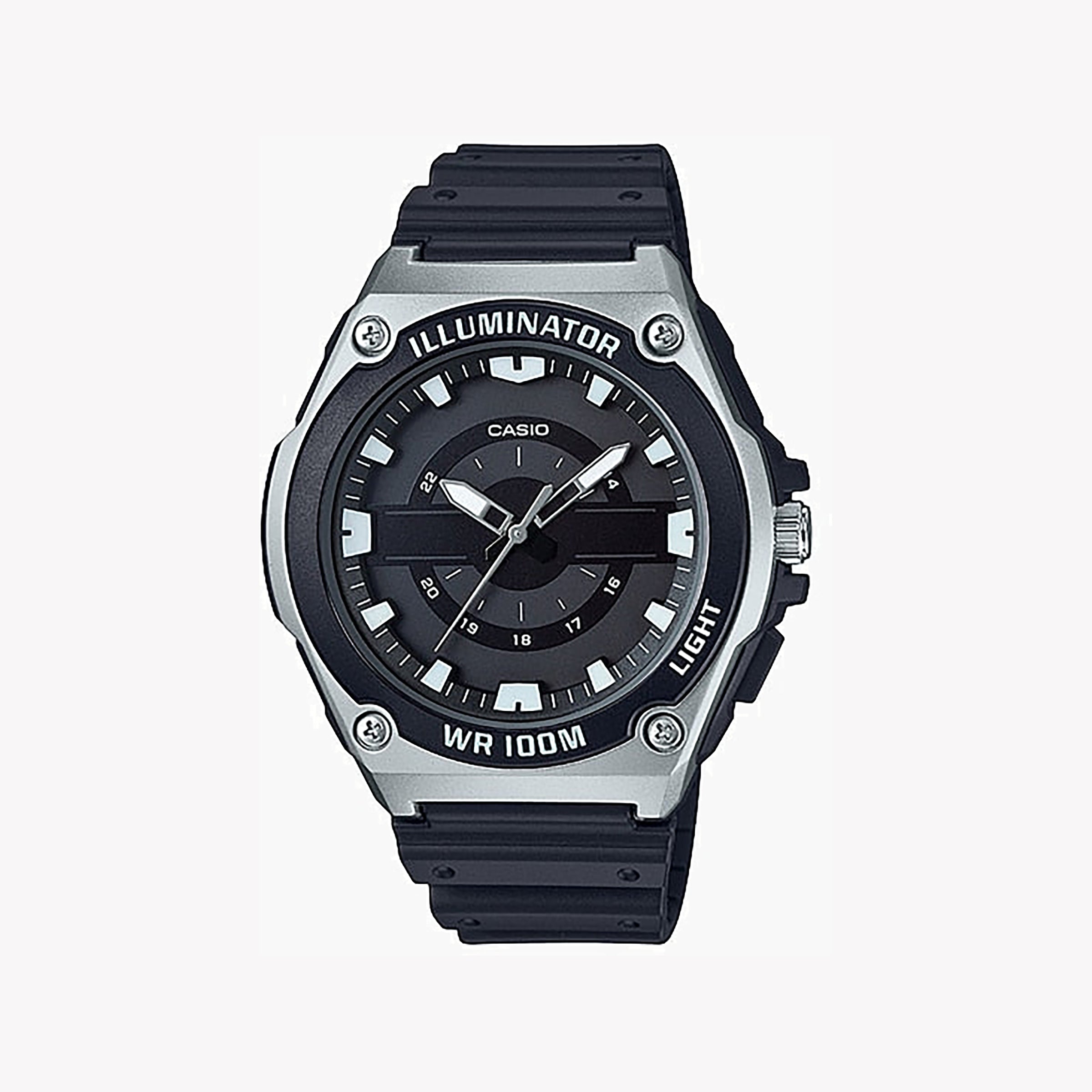 CASIO MWC-100H-1AVDF SPORTY ADVENTURE - STYLISH RESILIENT MEN'S WATCH WITH BLACK DIAL